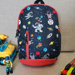  CUTE BAGS - POLYESTER - NAVY ASTRONAUT PLANET BACKPACK