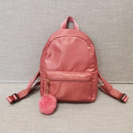 CUTE BAGS - POLYESTER - PINK SOFT NYLON BACKPACK