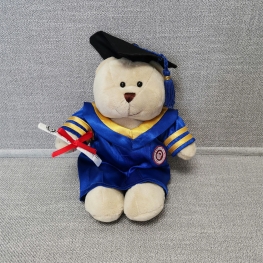 ECUST COLLEGE DOCTOR CLOTH BEAR DOLL PLUSH TOY FOR BOYS AND GIRLS