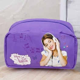 CUTE BAGS - NYLON - PRINTED LILAC COSMETIC POUCH