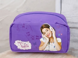 CUTE BAGS - NYLON - PRINTED LILAC COSMETIC POUCH